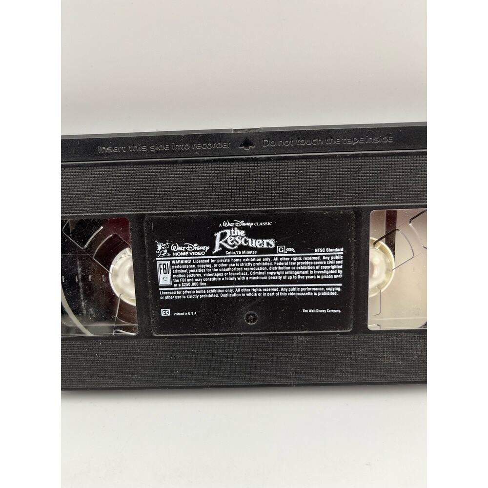 Vintage The Rescuers (VHS, 1992) No Box